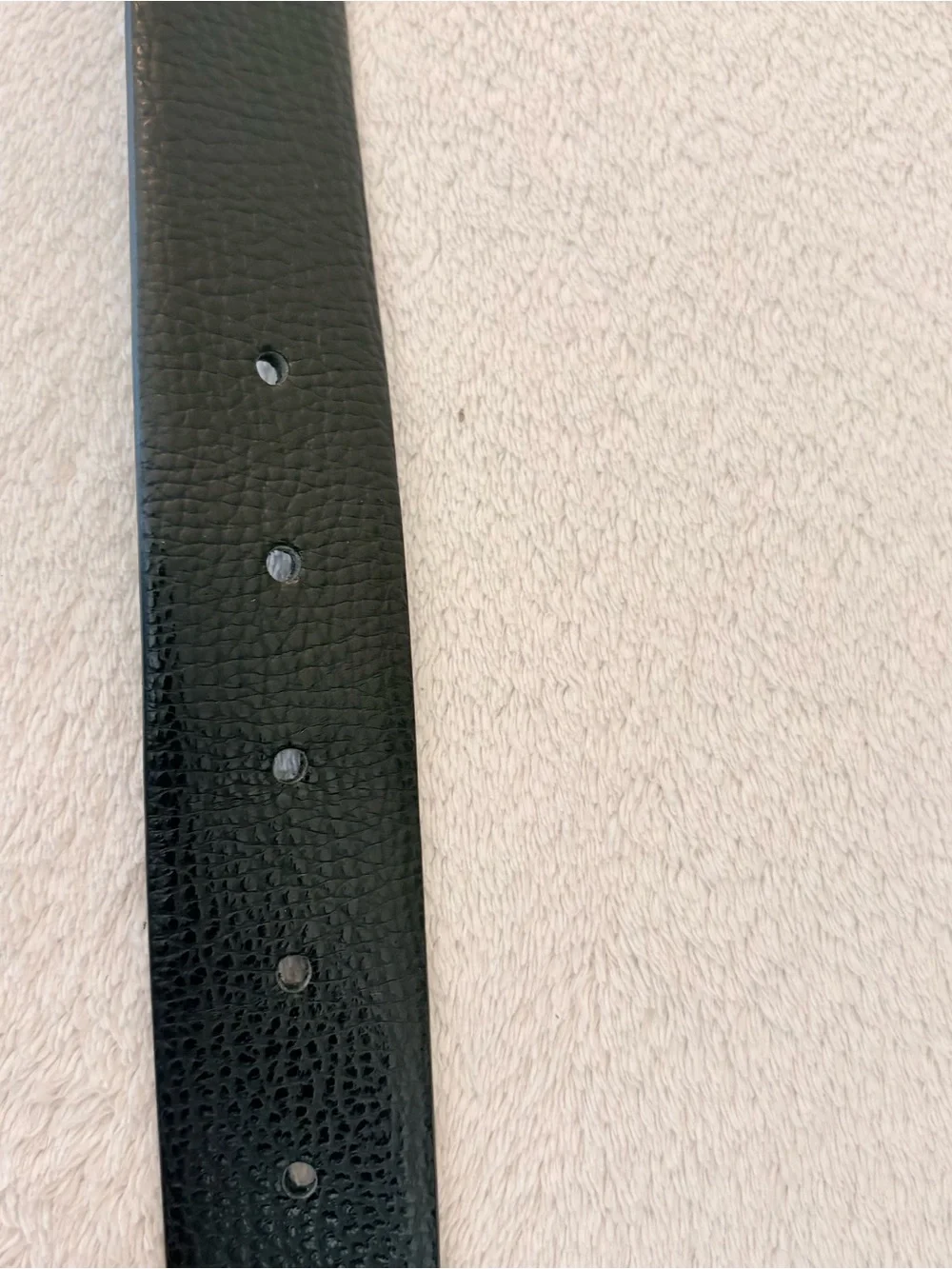 Hugo Boss Reversible Leather Belt Black / Brown Silver Buckle Sz 34